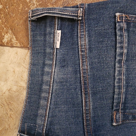 MOTHER 26 2 The Tripper Ankle Fray Jeans Denim Nature Touch Base - Picture 7 of 8